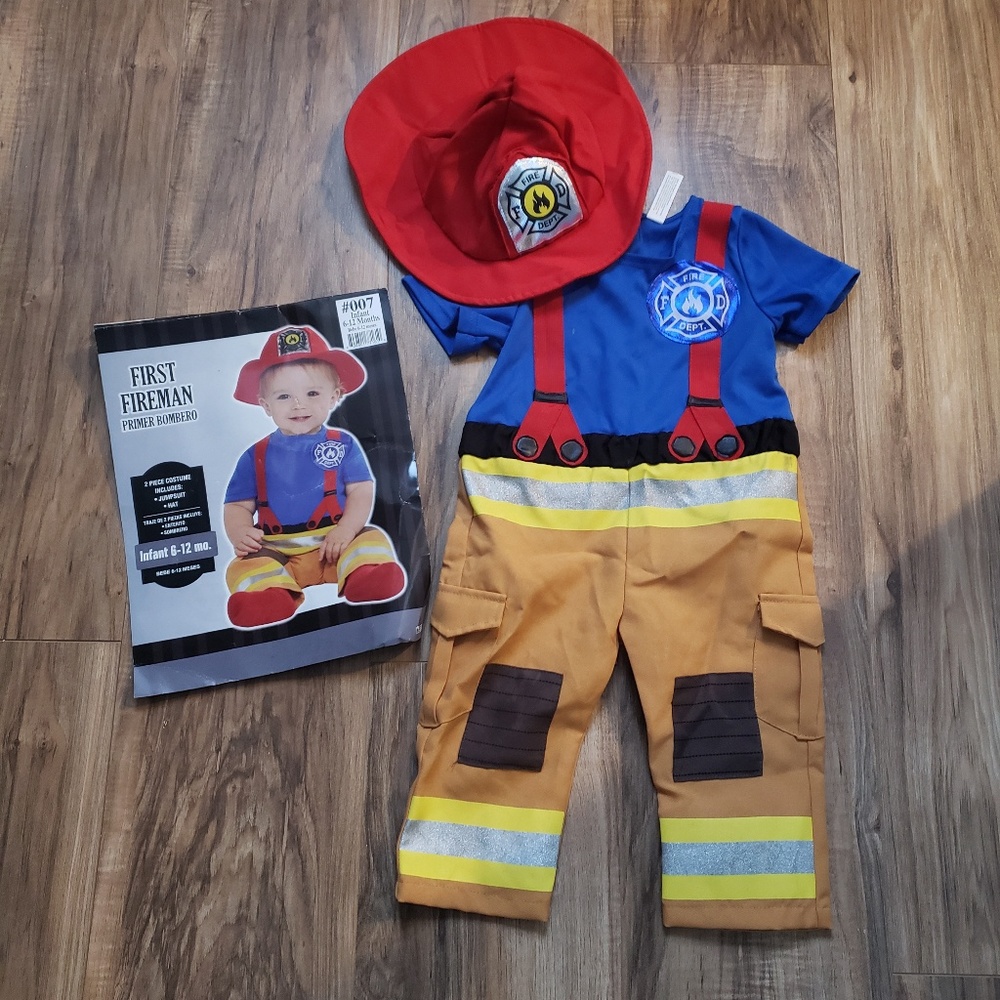 Infant Firemen halloween costume